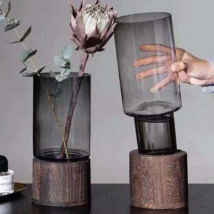 Nordic Home Decor Glass Vase Living Room Decoration Flower V