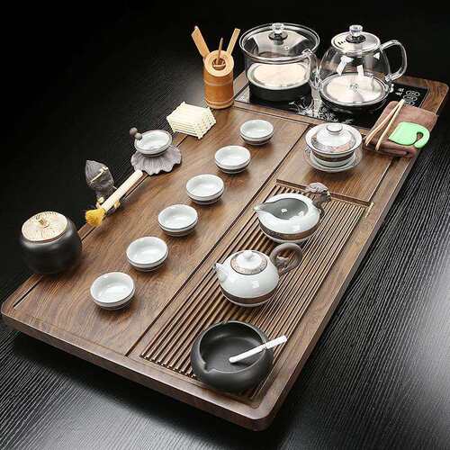 全自动茶盘底部上水一体茶具套装家用简约客厅泡茶台整套办公茶海