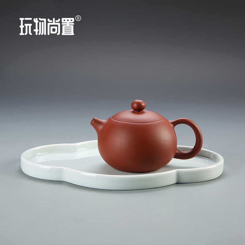 玩物尚置日式壶承干泡台养壶托陶瓷茶壶垫盖碗茶承功夫茶具配件批