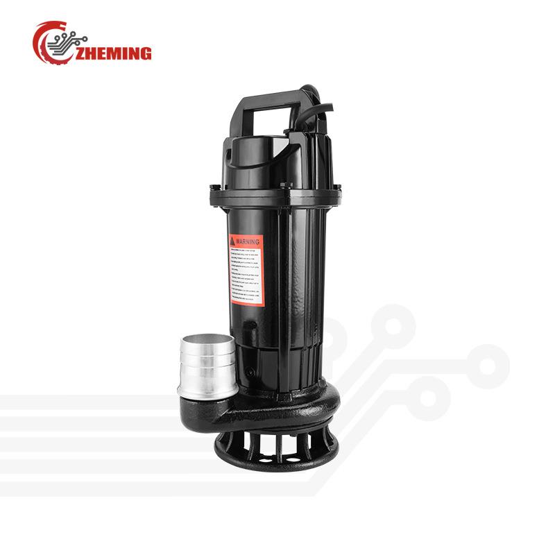 铝壳污水切割泵2寸220v50hz110v60hz高扬程大流量污水污物潜水泵