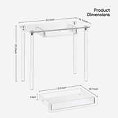 卧室简约卧室桌梳妆台小户型轻奢亚克现代力一体收纳柜化妆