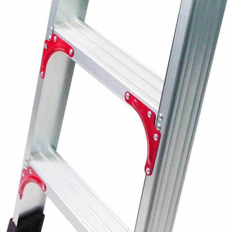 海斯迪克铝合金人字梯全加固工程梯多功能折叠梯子2m六步梯