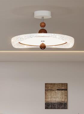 中山新款卧室灯吸顶灯奶油风中古主卧灯法式复古房间灯书房半吊灯