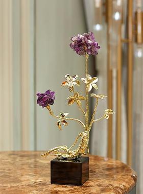 人生如意摆件家居客厅电视柜酒柜书房书架招财装饰轻奢高档工艺品