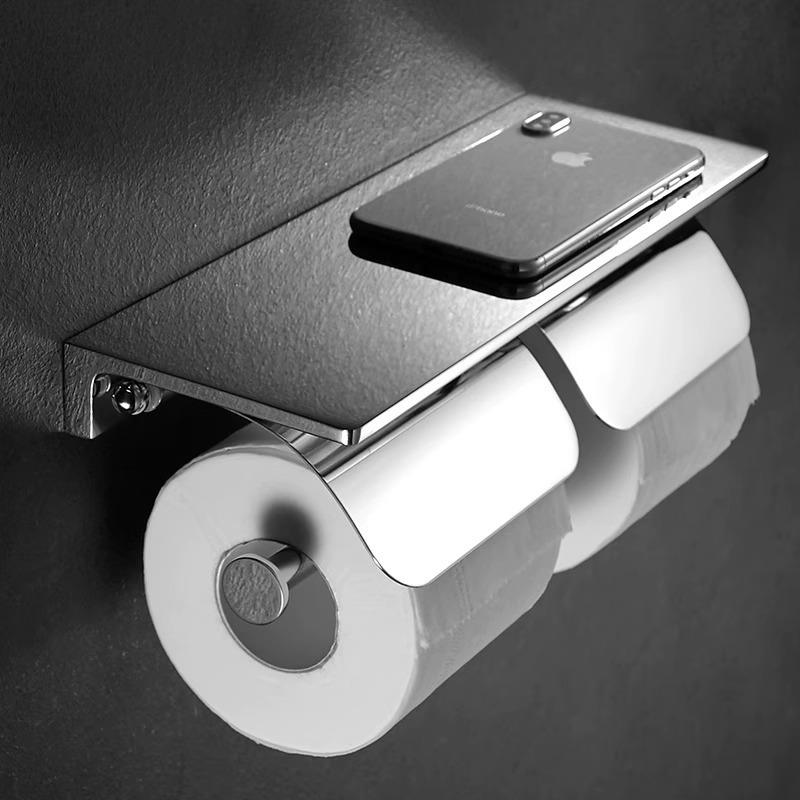 全铜272轻奢纸巾约架用酒店生间卷纸架家厕所厕纸架简置物卫架壁