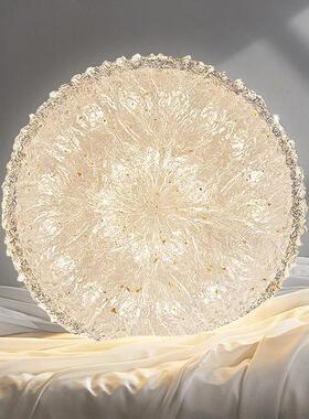 圆形简约现代意式客风树脂仿水晶轻奢厅全光谱家护A2010眼居卧室