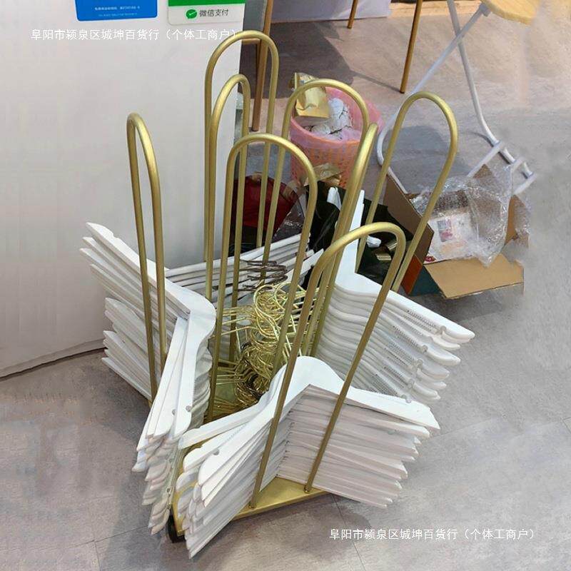 简约省空道架男服装店可移动的放整理衣架收纳裤夹女装店存放包邮
