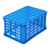 加厚耐低温冷库塑胶周转筐 300果蔬生鲜配送塑料筐 仓库配货筐575