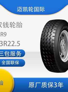 双钱 13R22.5-18PR RR9全钢丝子午线轮胎含内胎垫带卡客车轮胎