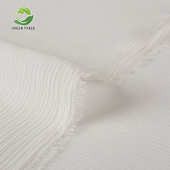 布料 时装 100D乔其纱顺纡绉面料单层不透中厚垂感好印花衬衫 裙裤