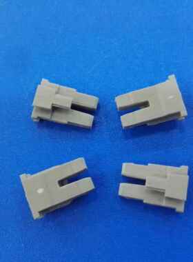 BH3.5-2P带扣公母胶壳带点灰色3.5A-2Y空中对接3501连接器