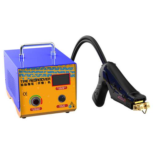 TireGroovingMachineTR-1KWPortableTyreRegroover10blade