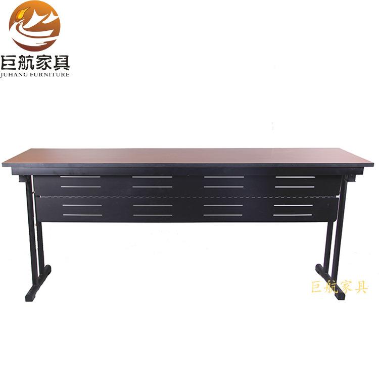 可折叠带挡板IBM会议桌长方培训桌直销多色