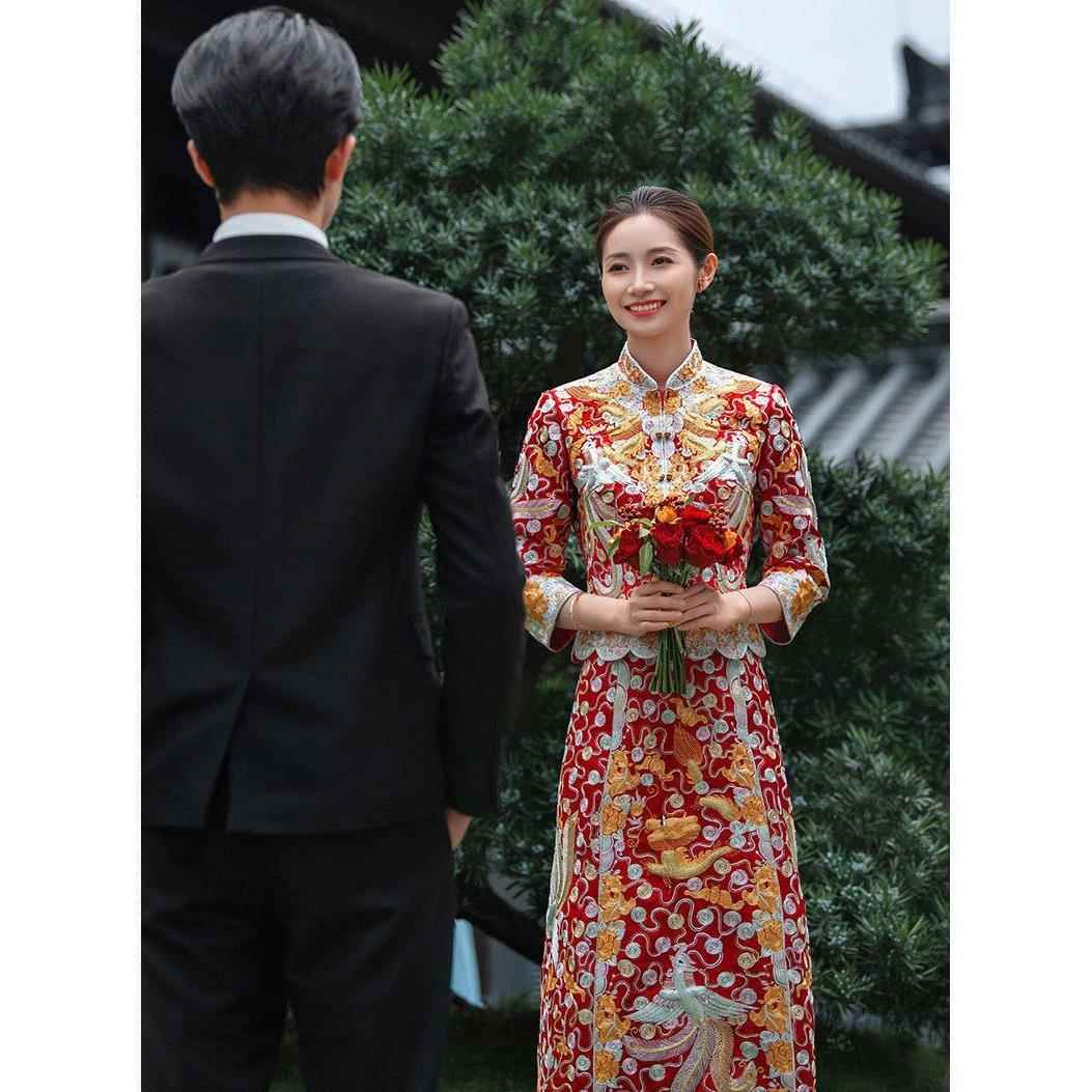 龙凤褂2025夏季新款中式