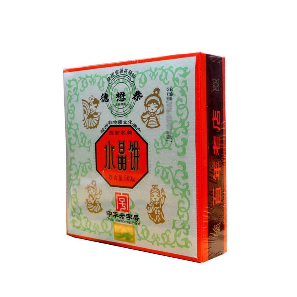 央妈推官方旗舰店德懋恭水晶饼西安经典老式白酥皮月饼陕西特产中
