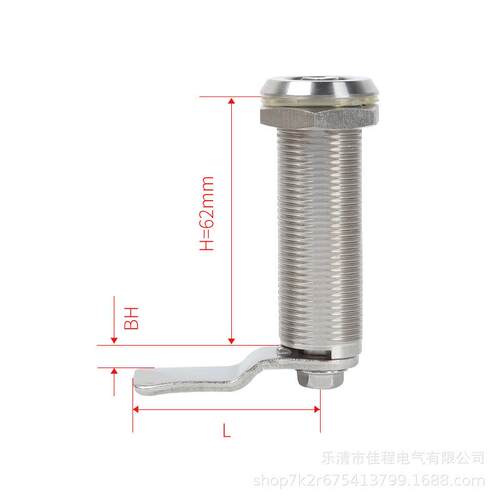MS705-62不锈钢304转舌锁三角户外配电柜交通轨道车船机械设备锁