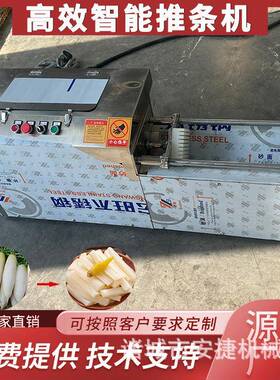全自动萝卜土豆地瓜红薯切条机果蔬推条设备小型电动切条机