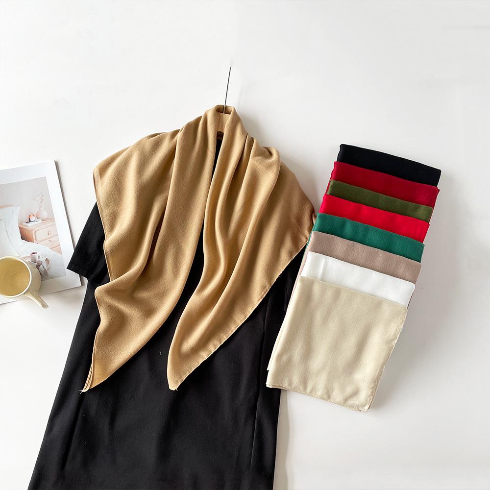 women sunscreen scarf color versatile cotton linen beach