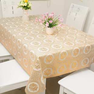 PVC桌布防水防油防烫免洗餐桌布酒店家用软塑料蕾丝台布工厂直销