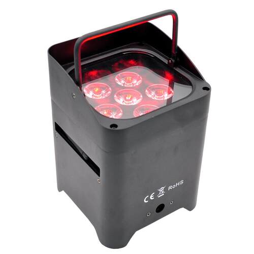 跨境酒店婚庆可用铸铝帕灯 6颗18瓦6色LED灯珠 RGBWA UV 六合一