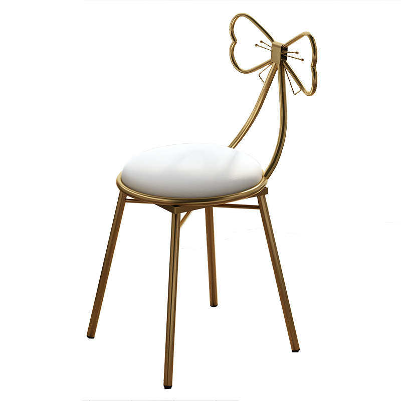 现代简约蝴蝶结网红化妆梳妆凳靠背美甲椅子卧室ins北欧少女靠背,住宅家具,梳妆凳,淘宝优惠券,粉丝福利购,淘宝优惠卷