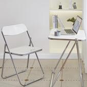 网红折叠透明亚克力靠椅背椅子妆拍照椅子会室议化酒店办公2号水