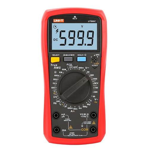 UNI-T优利德UT890C/UT890D+数字万用表便携数字多用表电工万用表