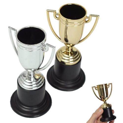 Mini Silver Trophy Football Soccer Cup Gold Silver Perfect f