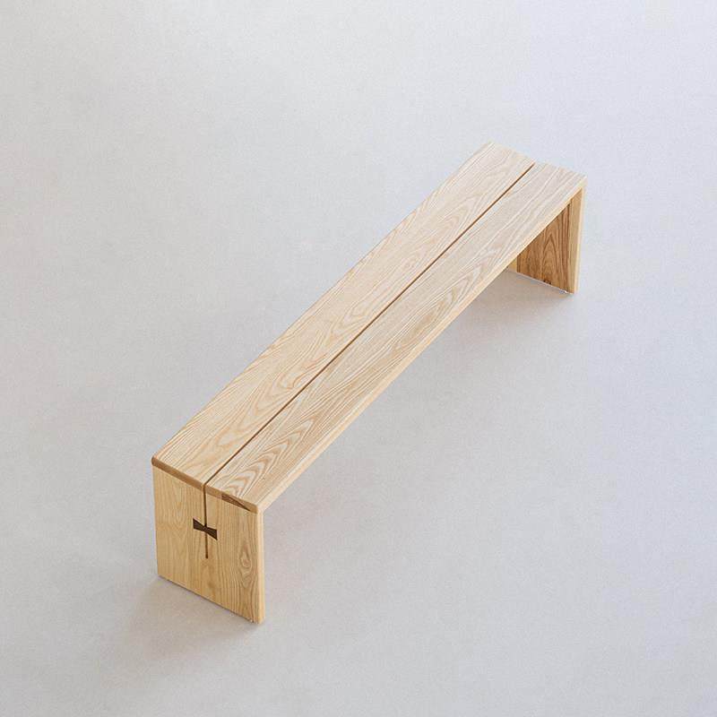 叁几 白蜡木实木长条凳蝴蝶榫长凳家用餐椅现代简约入户换鞋凳子,住宅家具,床尾凳/长凳,淘宝优惠券,粉丝福利购,淘宝优惠卷