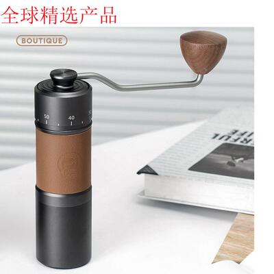 iCafilas手磨咖啡机 咖啡豆手动磨粉机手摇磨豆机 硅胶套款研磨机