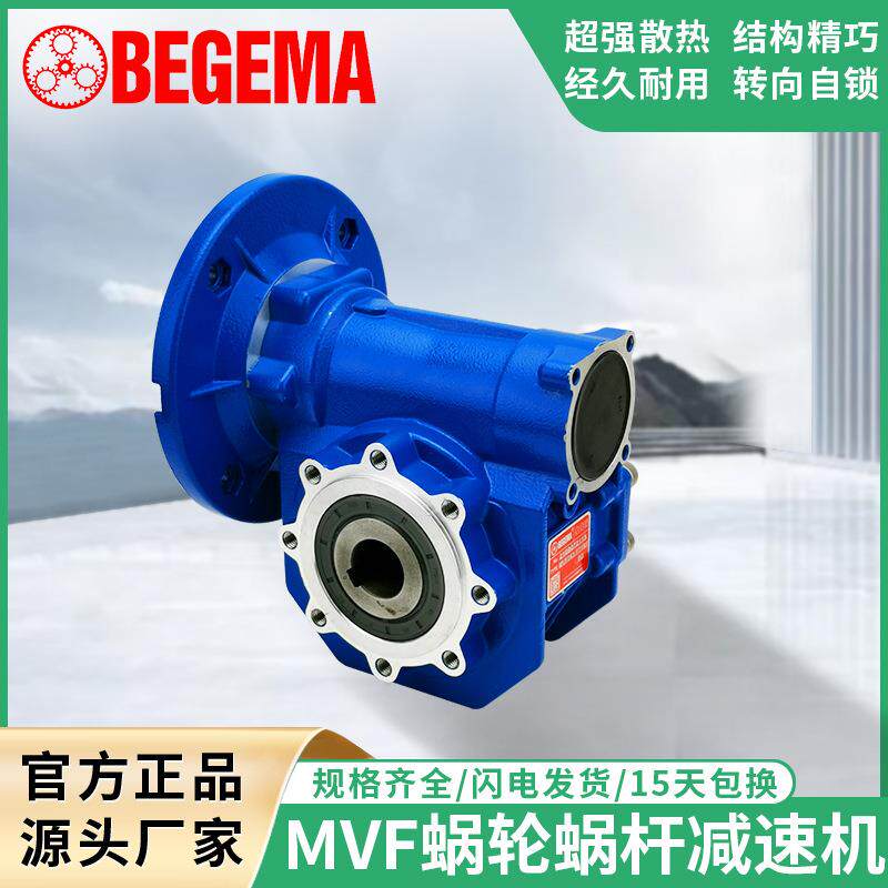 BEGEMA变速减速器立式涡轮蜗轮蜗杆减速机器齿轮箱小型卧式带电机