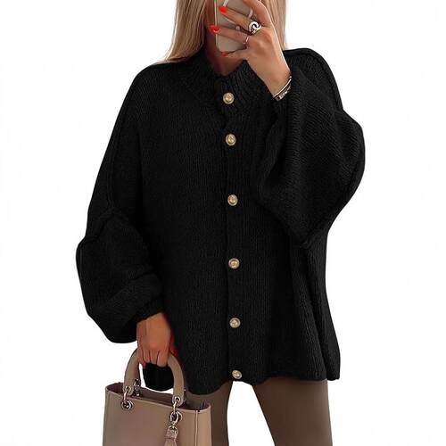 Women's Fall Winter Sweater Casual Loose Knitwear Cardigan