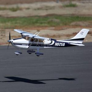 FMS菲摩斯1410MM塞斯纳182 EPO泡沫机AT蓝 遥控模型像真飞机 航模