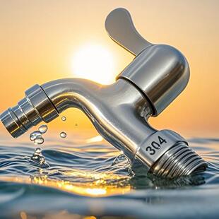 304不锈钢家用水龙头六分水龙头4分洗衣机防溅水拖把池快开水龙头