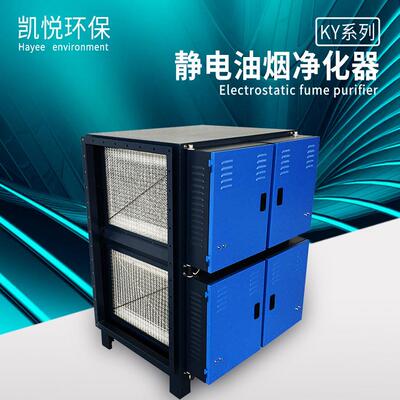 厂家供应油烟净化器纺丝化纤静电式油雾净化器工业油烟净化器
