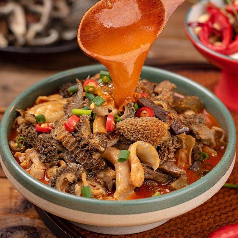 内蒙古羊杂汤真空袋装即食新鲜熟食地道整套速食羊肉汤羊杂碎