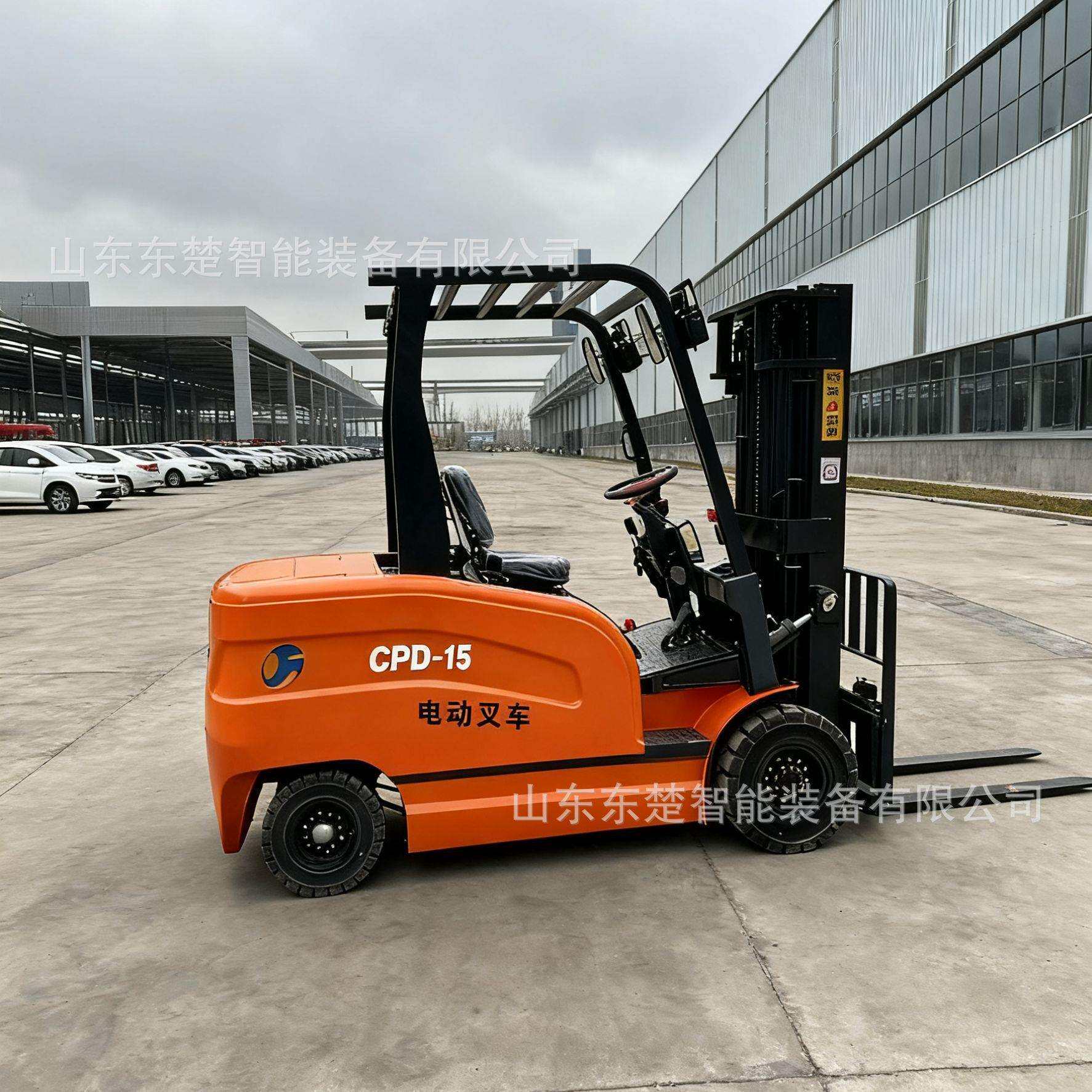 1.5吨电瓶叉车 座驾式全自动液压升降物流搬运设备 四轮电动叉车