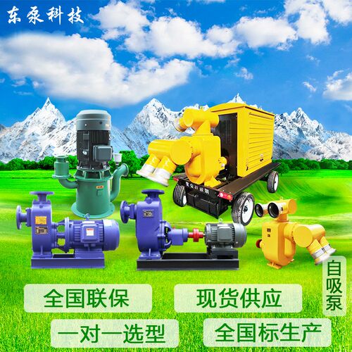 山东东泵防洪泵组ZW加强自吸泵厂家直供大流量无堵塞自吸污水泵