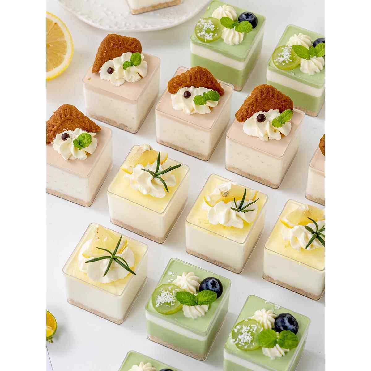 慕斯蛋糕盒包装方杯一次性塑料甜品桌迷你九方提拉米苏小,厨房/烹饪用具,点心包装盒/包装袋,淘宝优惠券,粉丝福利购,淘宝优惠卷