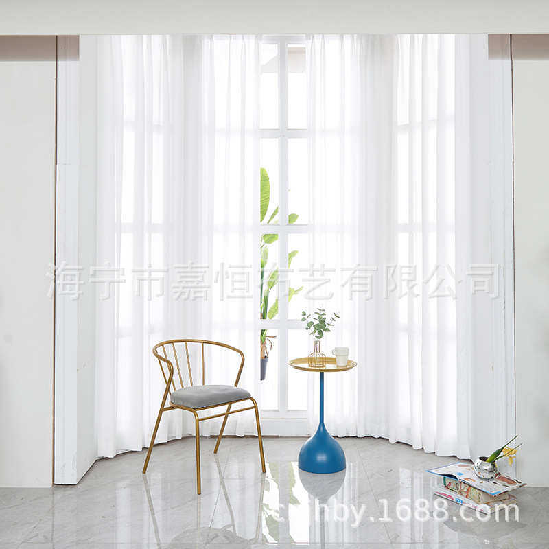 梦幻帘窗纱卧室客厅阳台透光不透人雪纺纱简约现代北欧白纱 工程,居家布艺,成品窗帘,淘宝优惠券,粉丝福利购,淘宝优惠卷