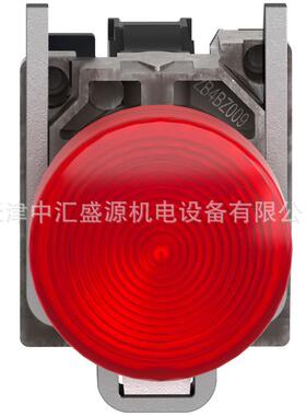 XB4BVG4=ZB4BVG1+ZB4BV043红色120VAC指示灯22mm指示XB4BVG4