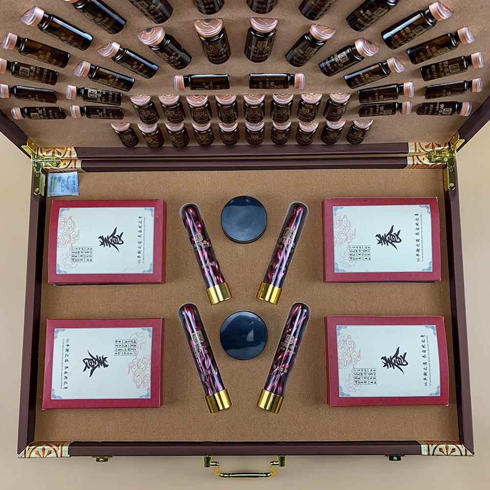 高档精巢油按摩身体疏套盒美容院姜疗通经络养生正品刮痧肩颈卵通