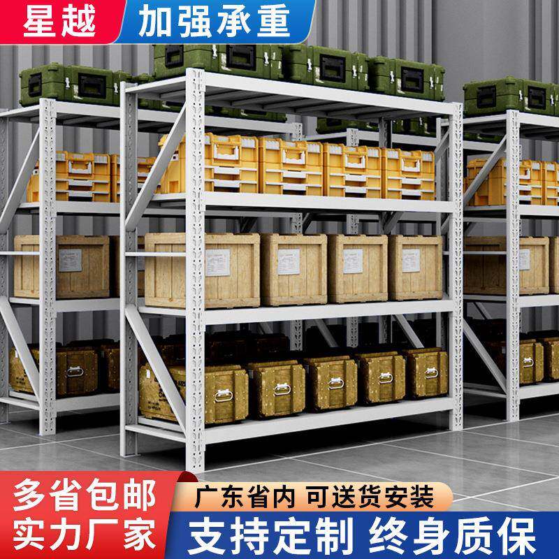 货架仓储置物架多层仓库重型储物架家用货物架快递展示铁架子