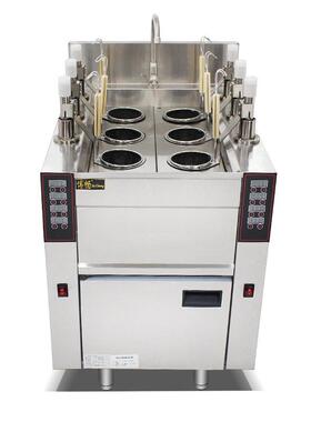 博畅喷流式饺6头云BEH-350D煮面机电热升降商用子吞粉机面冒菜麻