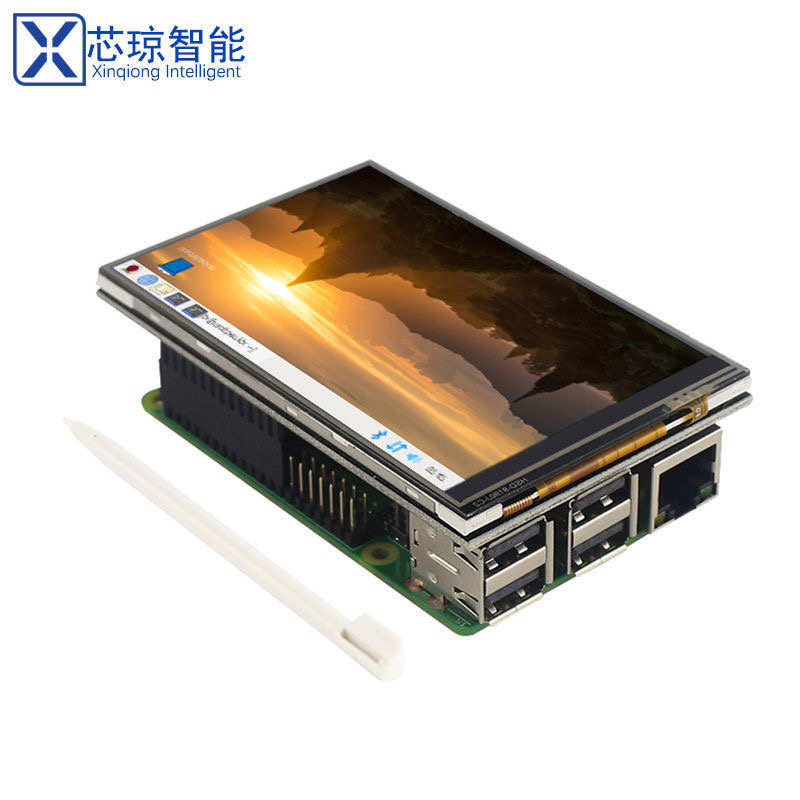 树莓派4B/3B+触摸屏3.5寸Raspberry Pi LCD显示器ZERO/W液晶屏SPI