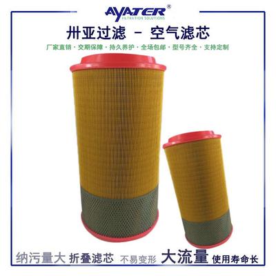 供应螺杆空压机空气滤芯 1621510700折叠过滤器滤筒滤芯大全