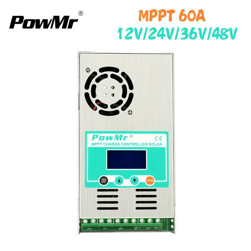 MPPT太阳能控制器60A全自动充放电12V/24V/36V/48V光伏发电控制器