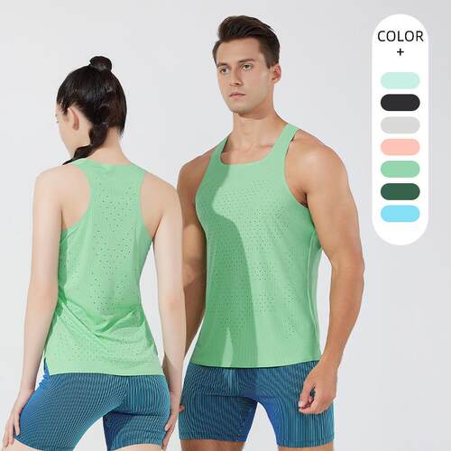 Fitness vest men's vest track and field training vest