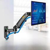 挂架 F150壁挂显示器支架触摸屏一体机上下旋转架气压式 F120