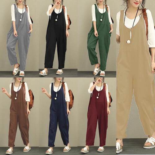 Strap pants plus plus plus plus size women's pants with
